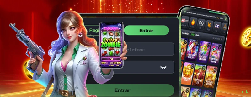 Aplicativo móvel 615bet para iOS e Android